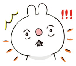 rabbit and octopus2 sticker #14846099