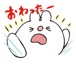 rabbit and octopus2 sticker #14846108