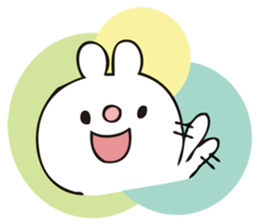 rabbit and octopus2 sticker #14846110