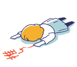 A girl watching theater sticker #14846729