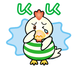 chicken-boy sticker #14846748
