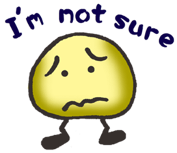 A stone (English version) sticker #14847263