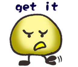 A stone (English version) sticker #14847267