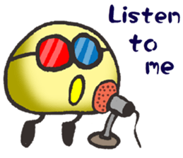 A stone (English version) sticker #14847273