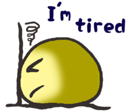 A stone (English version) sticker #14847291