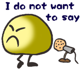 A stone (English version) sticker #14847293