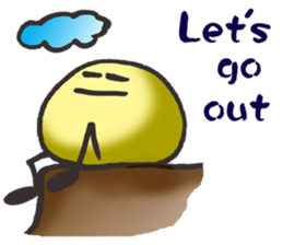 A stone (English version) sticker #14847295