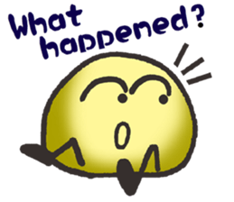 A stone (English version) sticker #14847297