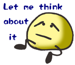 A stone (English version) sticker #14847300