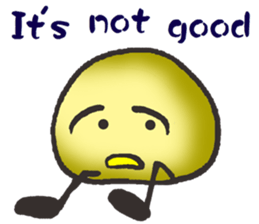 A stone (English version) sticker #14847301