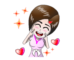 Young Pink the series ENG ANI V-2 sticker #14847552