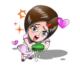 Young Pink the series ENG ANI V-2 sticker #14847554