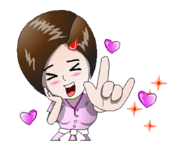 Young Pink the series ENG ANI V-2 sticker #14847555