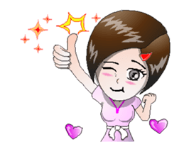 Young Pink the series ENG ANI V-2 sticker #14847556