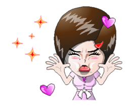 Young Pink the series ENG ANI V-2 sticker #14847557