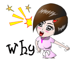 Young Pink the series ENG ANI V-2 sticker #14847566