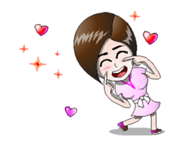 Young Pink the series ENG ANI V-2 sticker #14847569