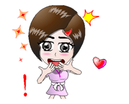 Young Pink the series ENG ANI V-2 sticker #14847572