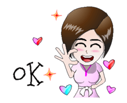 Young Pink the series ENG ANI V-2 sticker #14847573