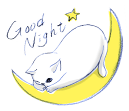 cat walks Japan sticker #14848695