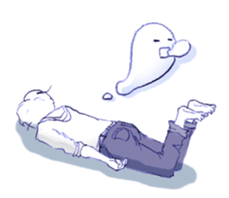 cat walks Japan sticker #14848711