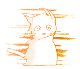 cat walks Japan sticker #14848714