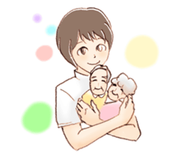 cat walks Japan sticker #14848731