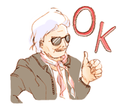 cat walks Japan sticker #14848733