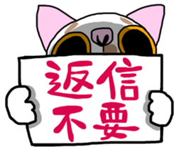 Bosatsu cat sticker #14848847