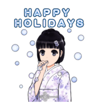 Shuiyuan Yusha move with Kimono NO.1(en) sticker #14850151