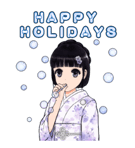 Shuiyuan Yusha move with Kimono NO.1(en) sticker #14850151