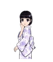 Shuiyuan Yusha move with Kimono NO.1(en) sticker #14850152