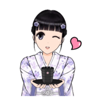 Shuiyuan Yusha move with Kimono NO.1(en) sticker #14850158