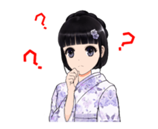 Shuiyuan Yusha move with Kimono NO.1(en) sticker #14850163