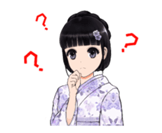 Shuiyuan Yusha move with Kimono NO.1(en) sticker #14850163