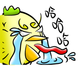 Ugly Face Chicken sticker #14850244