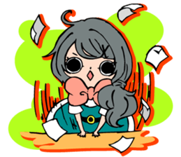 Hachi noji girl "Hachi Girl" sticker #14851134