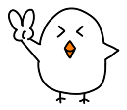 Hiyomaru brother of a chick sticker #14851434