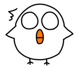 Hiyomaru brother of a chick sticker #14851435