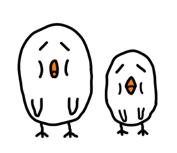 Hiyomaru brother of a chick sticker #14851468