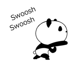 ultra high speed motion panda EG sticker #14851705