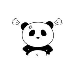 ultra high speed motion panda EG sticker #14851707
