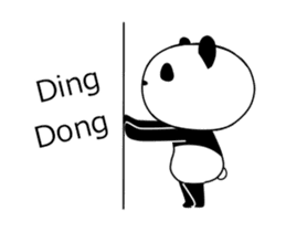 ultra high speed motion panda EG sticker #14851709