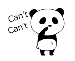 ultra high speed motion panda EG sticker #14851710