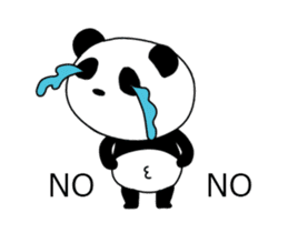 ultra high speed motion panda EG sticker #14851711