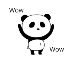 ultra high speed motion panda EG sticker #14851714