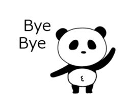 ultra high speed motion panda EG sticker #14851715