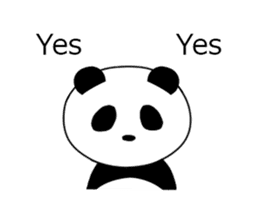 ultra high speed motion panda EG sticker #14851718