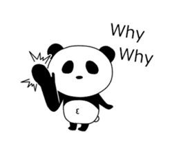 ultra high speed motion panda EG sticker #14851723