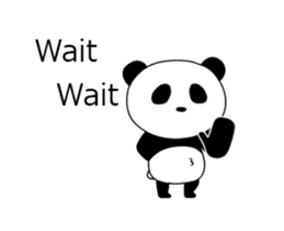 ultra high speed motion panda EG sticker #14851724